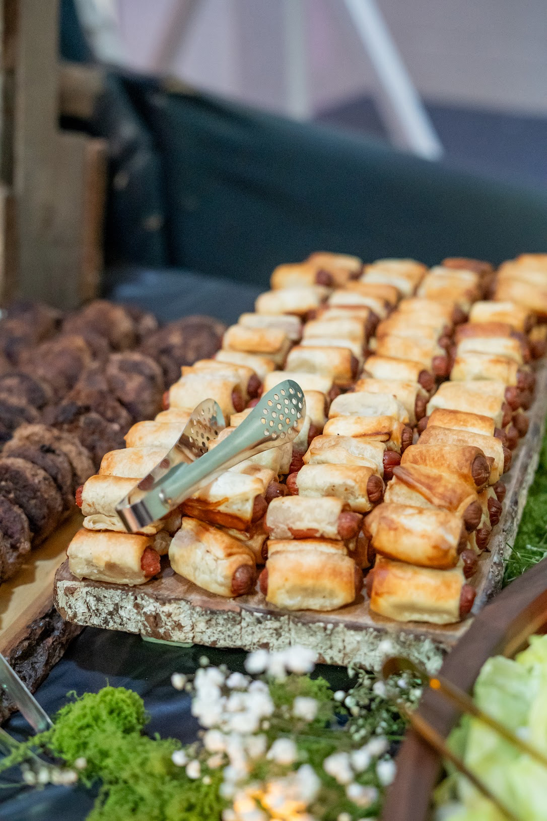 Baby shower outdoor camping catering setup by Tony + Co Catering Jacksonville - wilderness baby shower 18