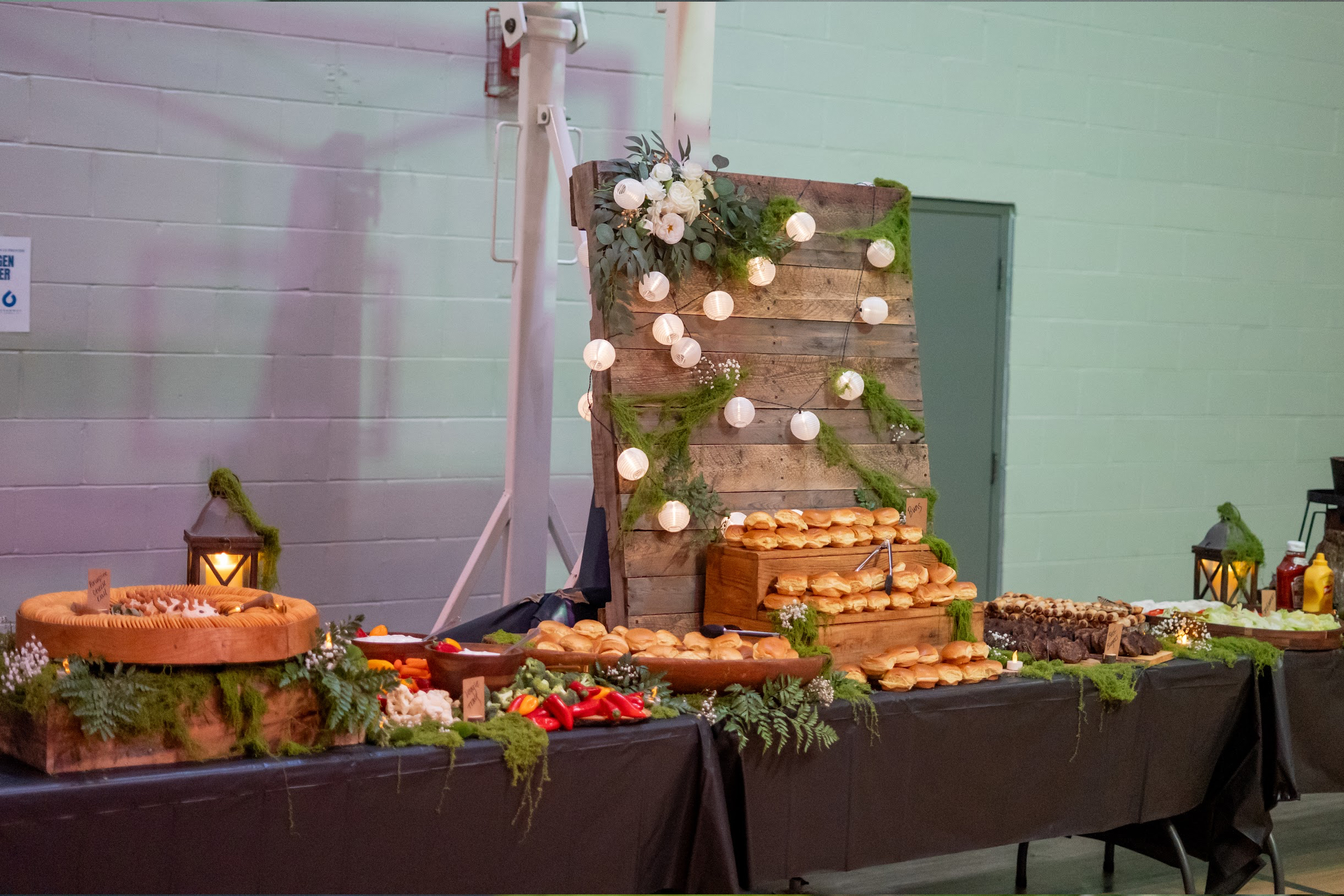 Baby shower outdoor camping catering setup by Tony + Co Catering Jacksonville - adventure party 30