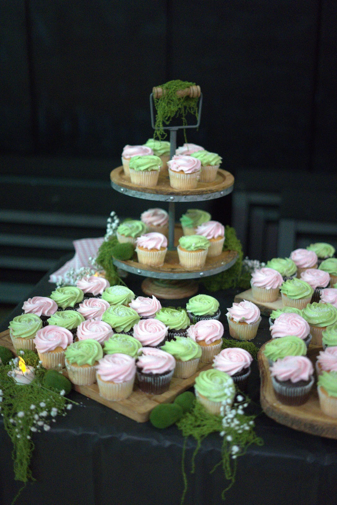 Baby shower outdoor camping catering setup by Tony + Co Catering Jacksonville - rustic theme 45