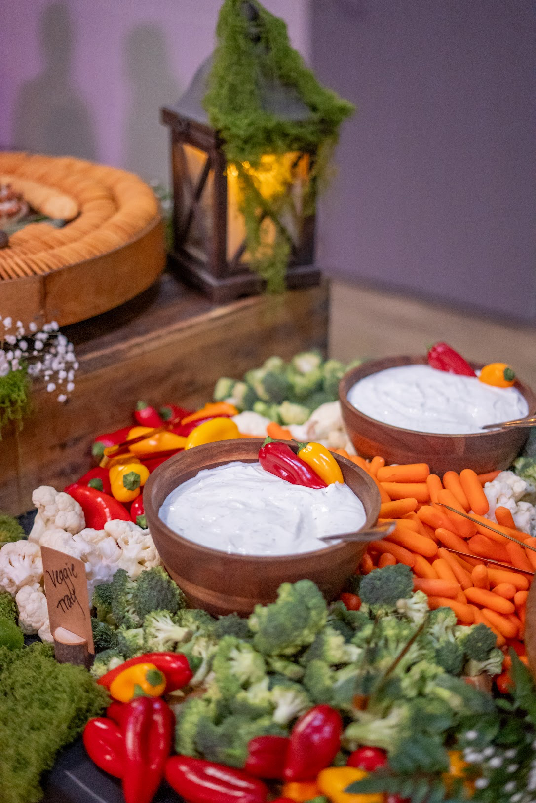 Baby shower outdoor camping catering setup by Tony + Co Catering Jacksonville - forest celebration 54