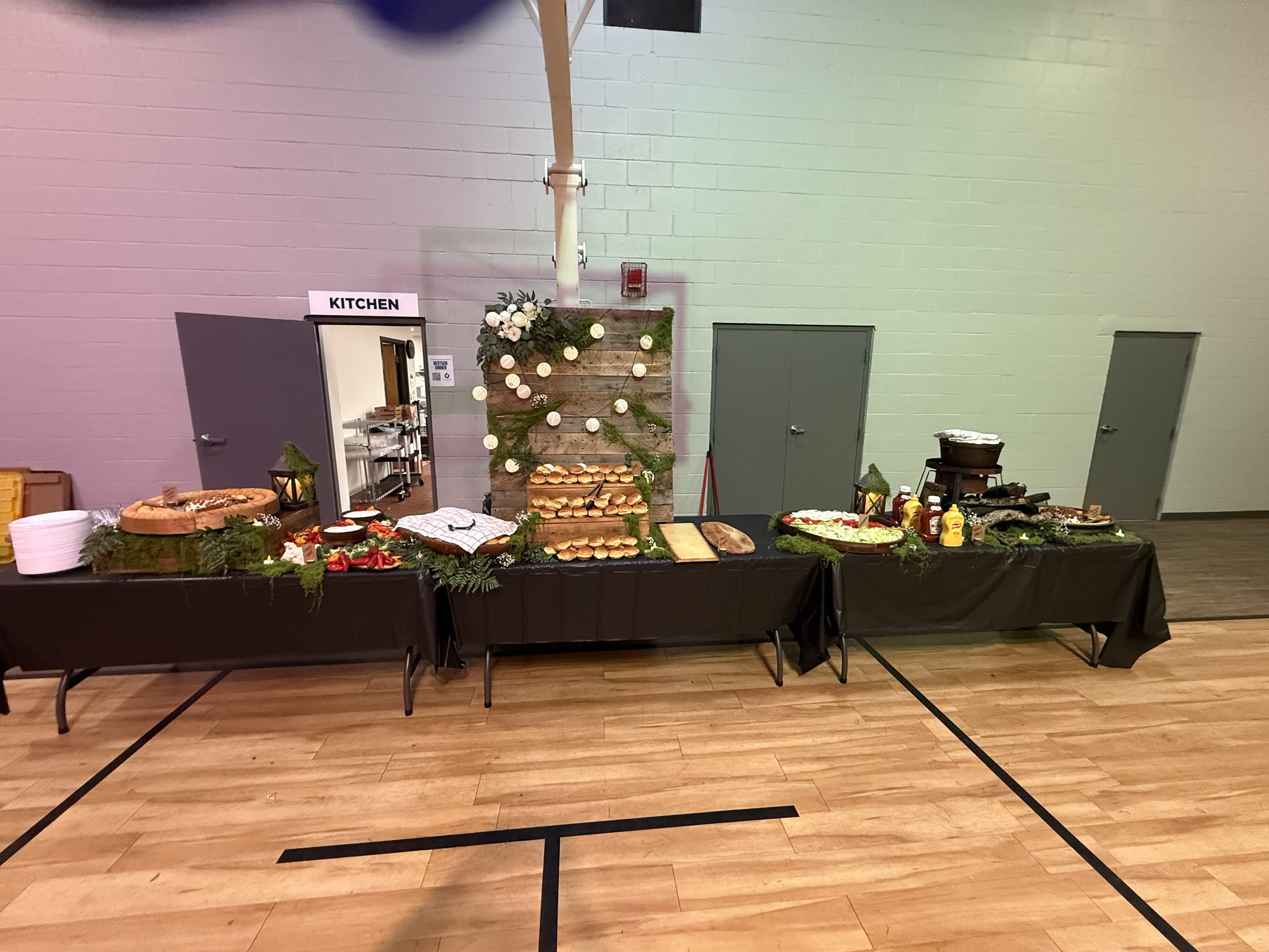 Baby shower outdoor camping catering setup by Tony + Co Catering Jacksonville - outdoor celebration finale 59